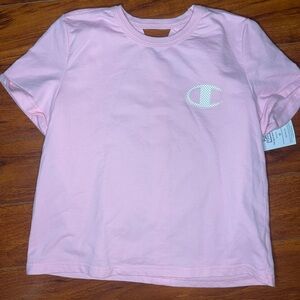 Champion Kids Light Pink Short Sleeve Tee
